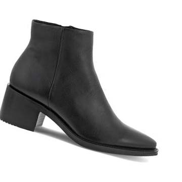 Women's Ecco Shape 35 Sartorelle Ankle Mid Boots Black | SG 29PJJ